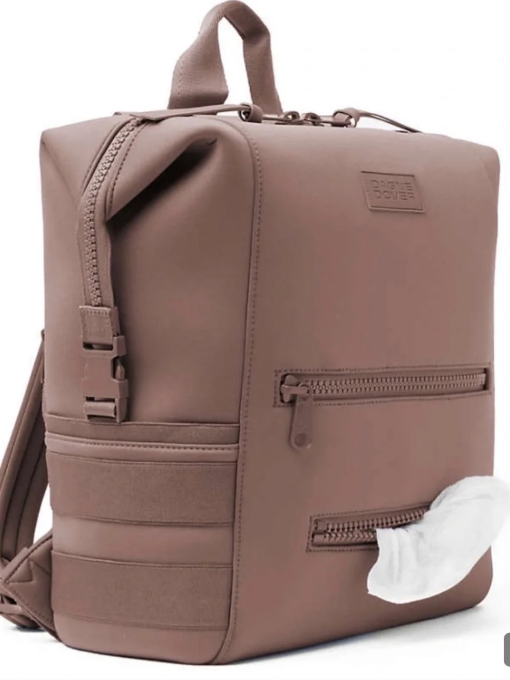 DAGNE DOVER Mauve Backpack - Soft Rose Taupe